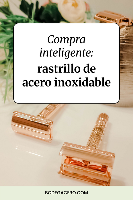 Compra inteligente: rastrillo de acero inoxidable