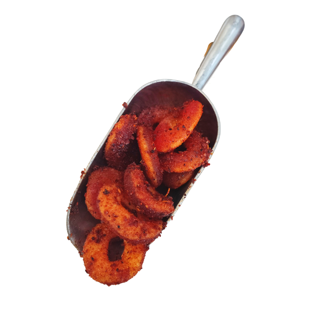 Gomitas de Aros de Durazno Enchiladas