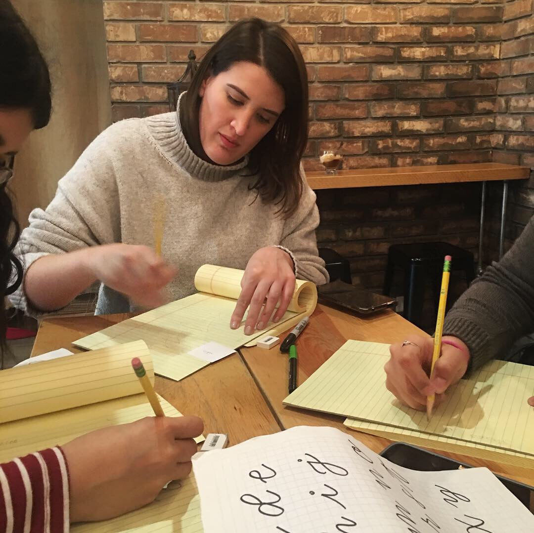 Taller - Lettering romántico