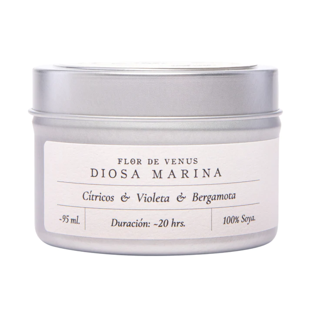 Vela de soya Diosa Marina