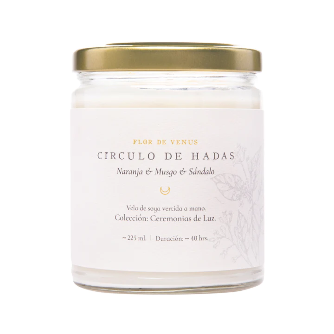 Vela de soya Círculo de hadas