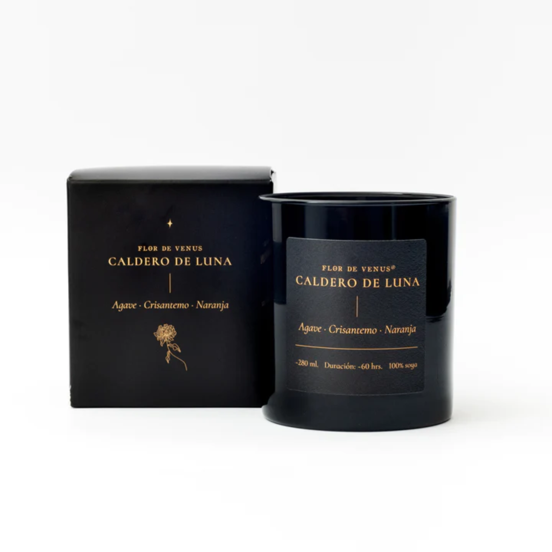 Vela de soya Caldero de luna