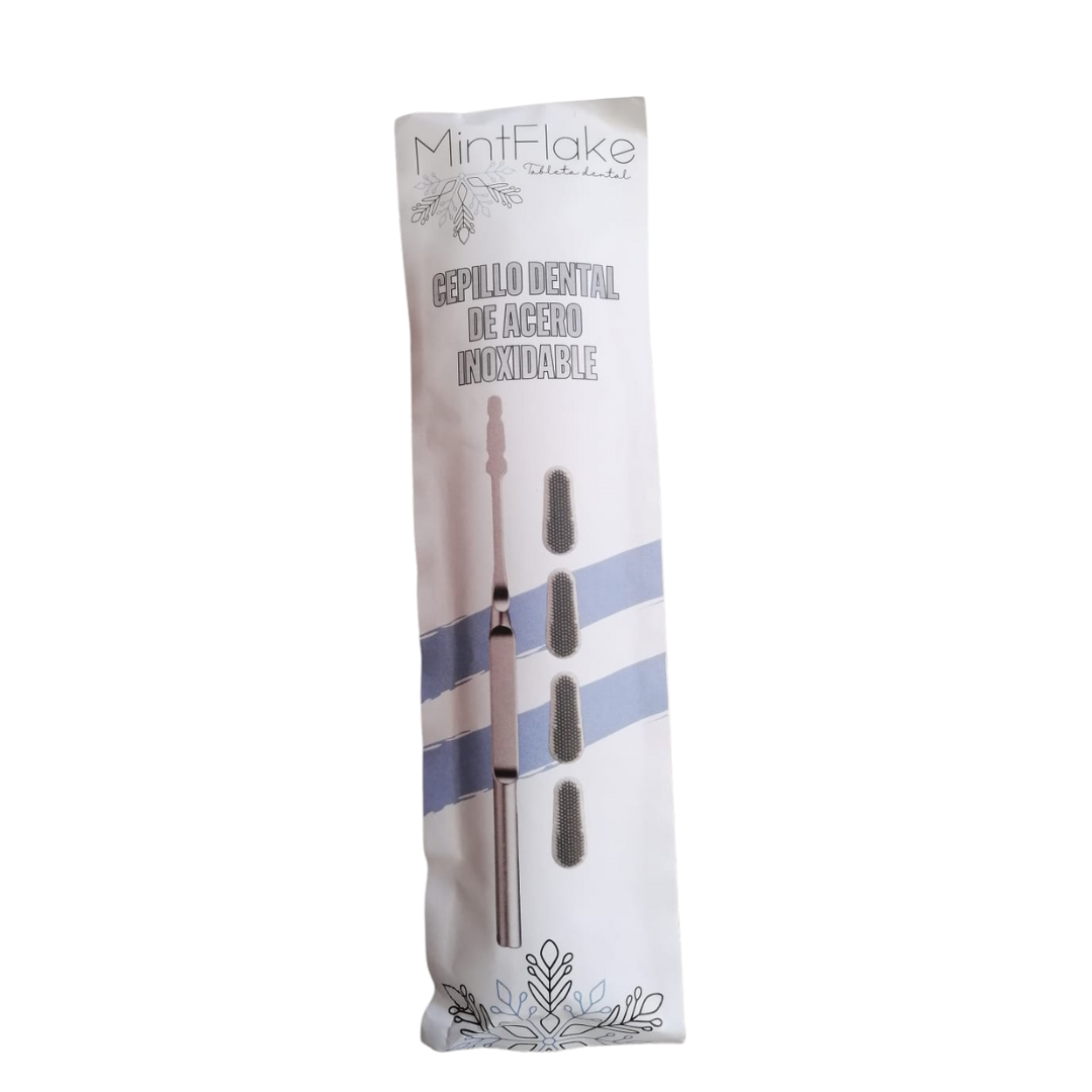 Cepillo de dientes acero inoxidable
