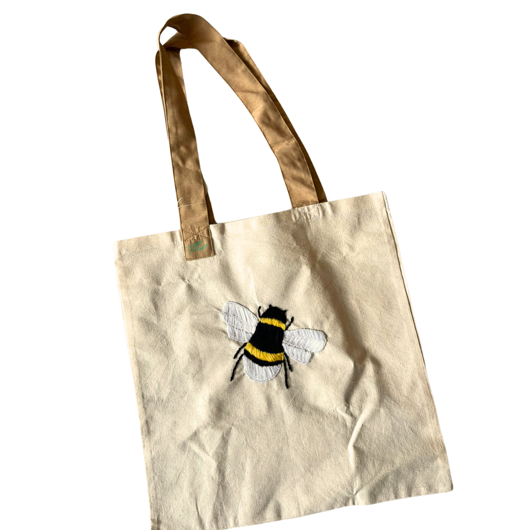 Tote Bag Tellus - Abeja bordada