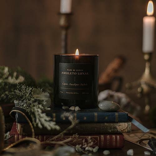 Vela de soya Amuleto lunar