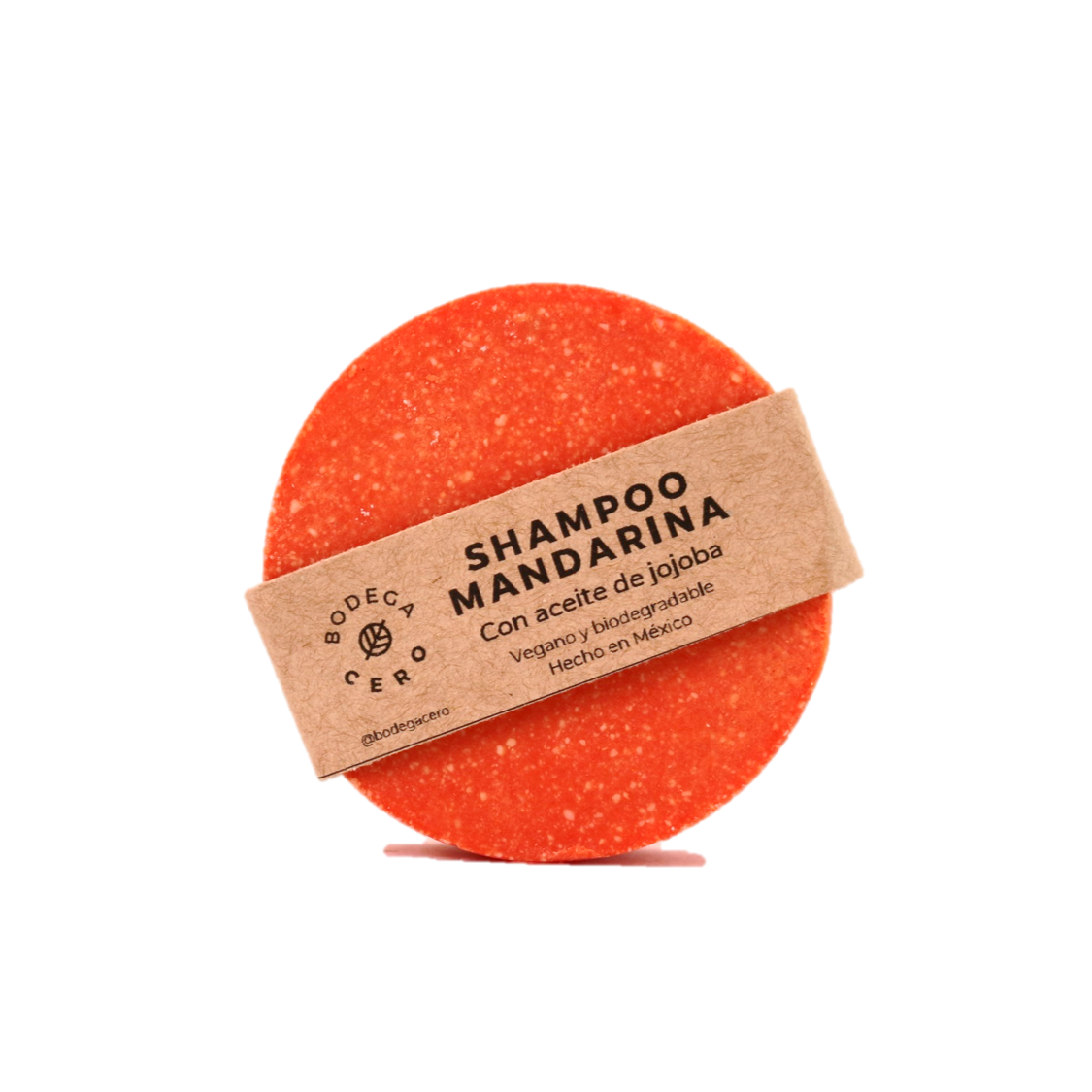Shampoo sólido mandarina y jojoba