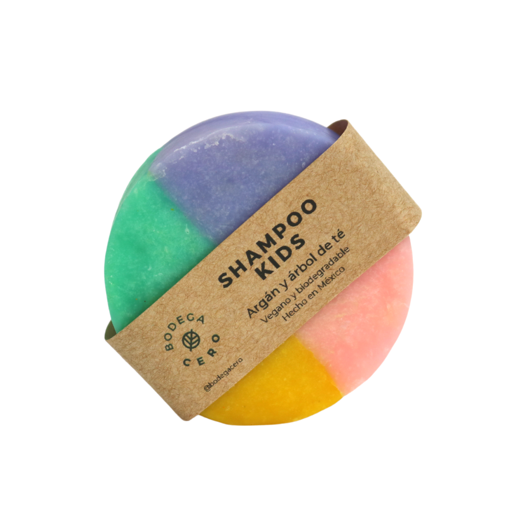 Shampoo sólido para niños y niñas