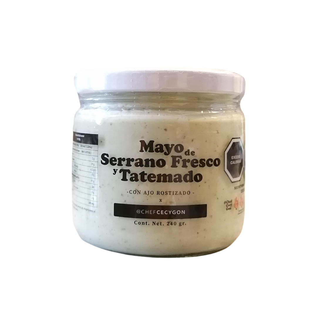 Salsa de mayo serrano tatemado