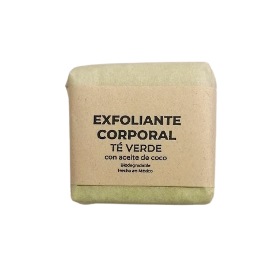 Exfoliante corporal de té verde y miel