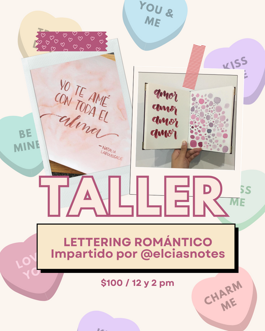 Taller - Lettering romántico