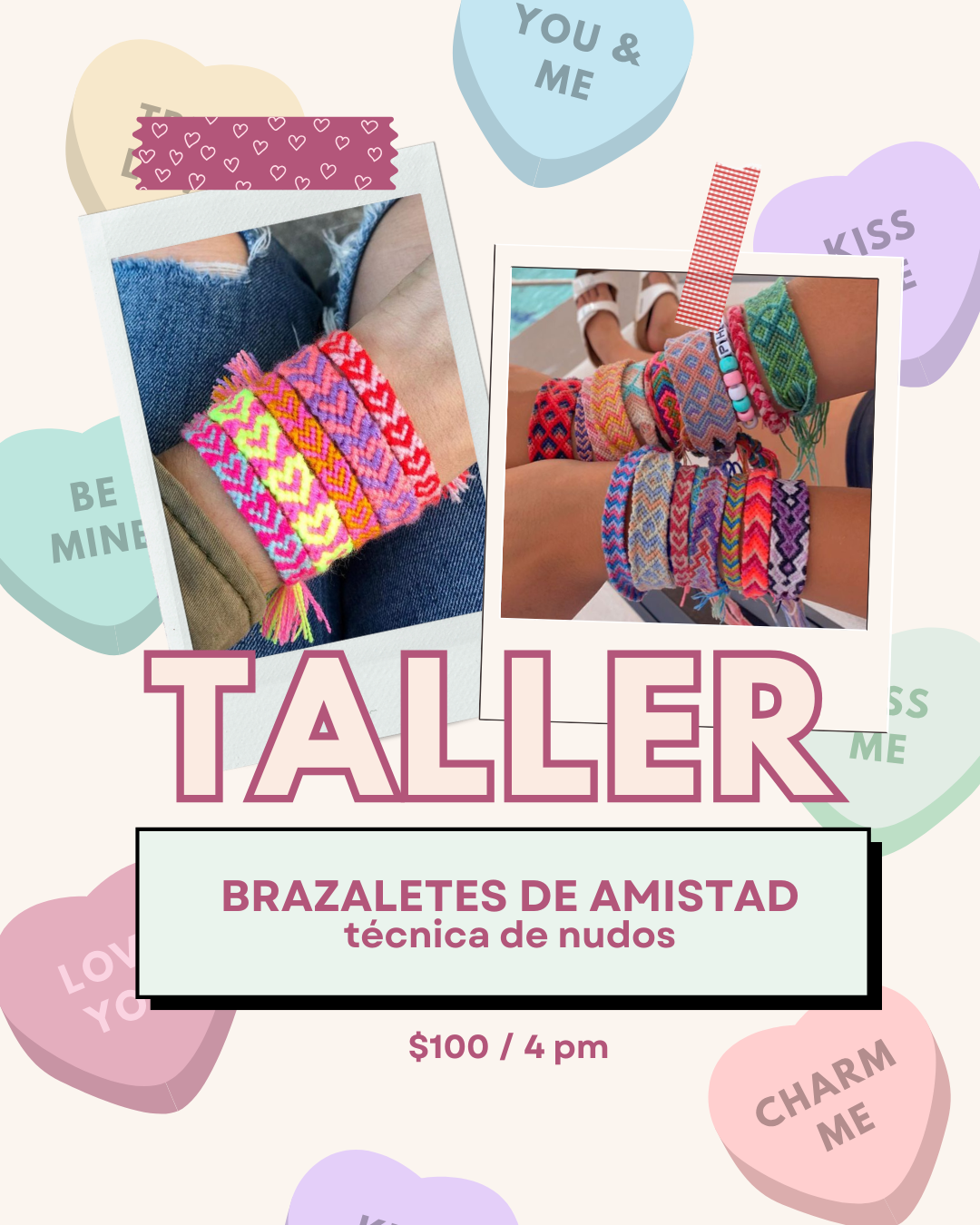 Taller - Brazaletes de amistad