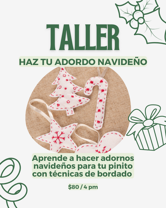 Taller - Adornos bordados