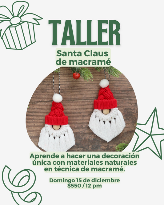 Taller - Santa en macramé